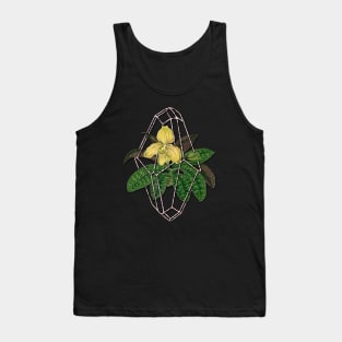 Slipper orchid in Geometric terrarium Tank Top